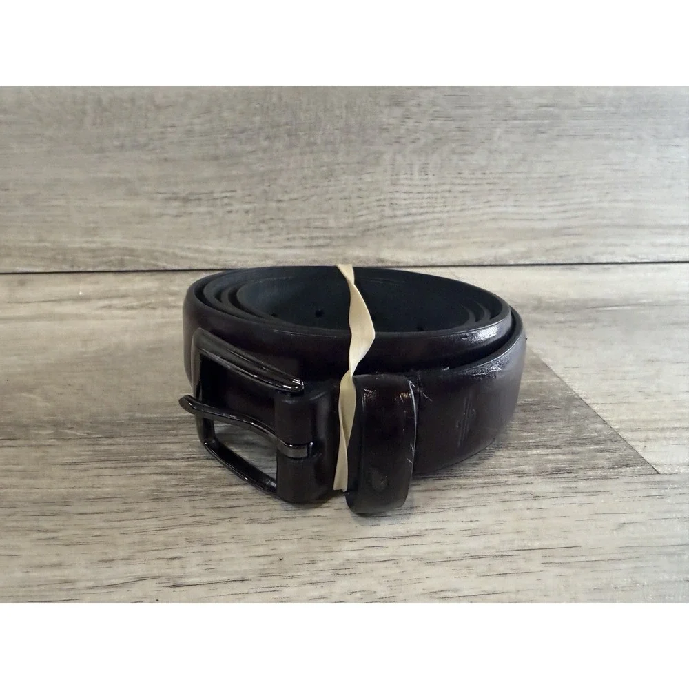 Dockers Brown Genuine Leather Dress Belt - Men's Size 40/100 Buckle